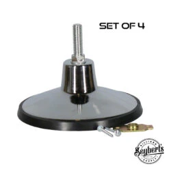 Chrome Leg Levelers (set Of 4)