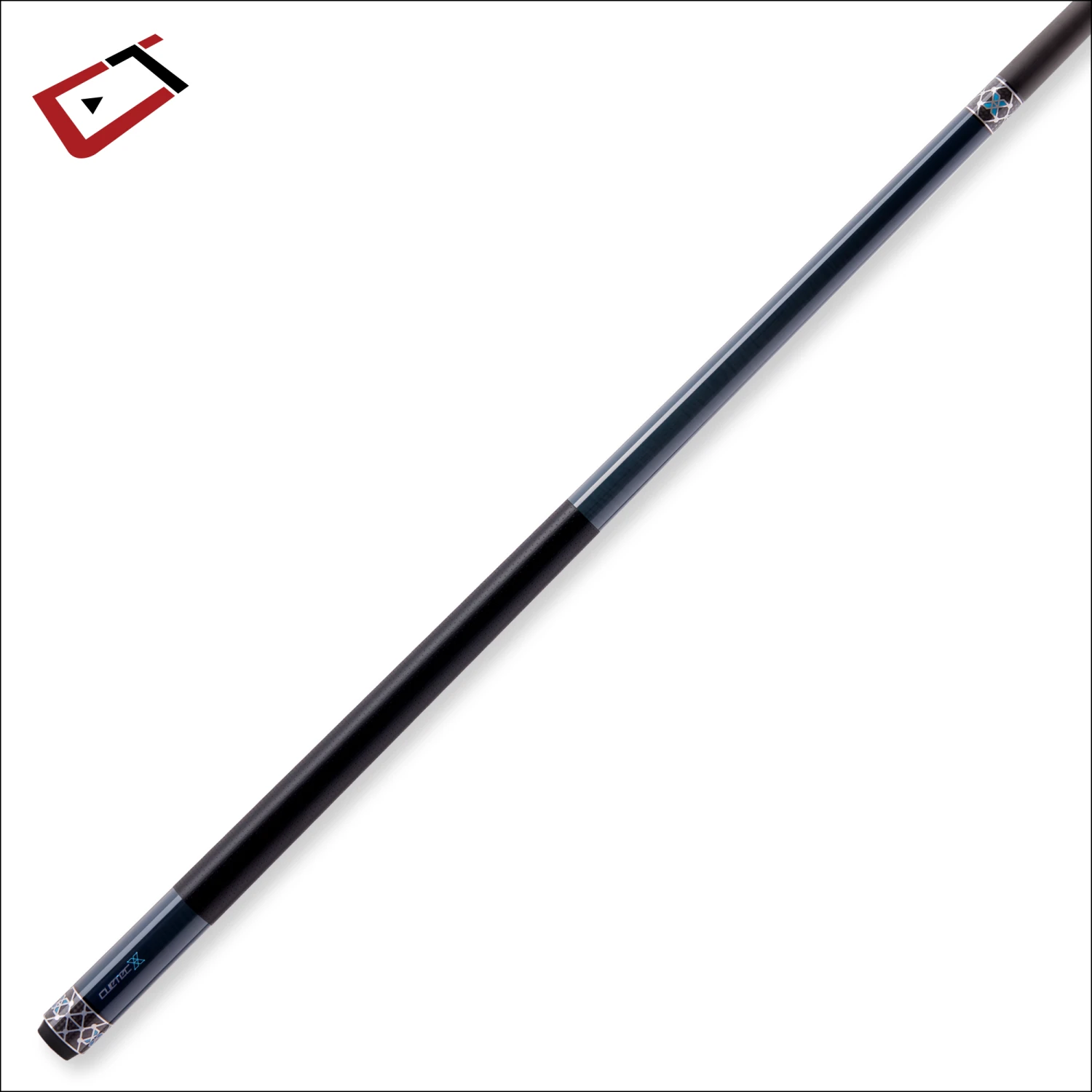 Cuetec Cynergy X Lagoon Black With Poly Wrap Pool Cue - 95-121U 3 Cuetec Cynergy X Lagoon Black With Poly Wrap Pool Cue - 95-121U - Image 3