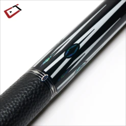 Cuetec Cynergy SVB Gen II Black Play Cue With Leather Wrap -Seyberts Sale Store 24 CT SVB G2 95 135LTW Black Forearm