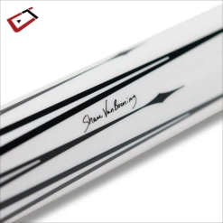 Cuetec Cynergy SVB Gen II White Play Cue With Leather Wrap -Seyberts Sale Store 24 CT SVB G2 95 136LTW White Signature
