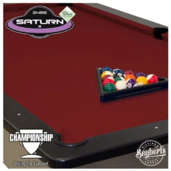 Burgundy Saturn Championship Cloth