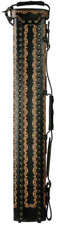 Instroke D01 Black Hand Tooled 2x4 Pool Cue Case - 24D01BKH -Seyberts Sale Store 24d01bkh 2 81e7b2e1 b1cf 4e4c b5b7 8ae82609b721