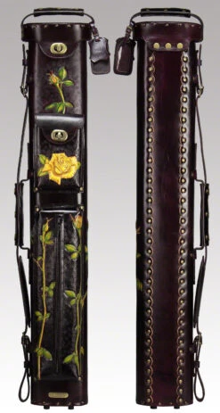 Instroke Yellow Rose 2x4 Pool Cue Case - 24ROSEY -Seyberts Sale Store 24rosey 2