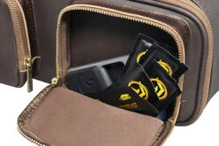 Predator Limited Edition Legacy 2x4 Soft Pool Cue Case - Dark Brown -Seyberts Sale Store 25 PRE LEG LE 2B4S DARK BRWN S Pocket Detail 40f629ad 68ac 4f8f 9f58 fadc077516eb