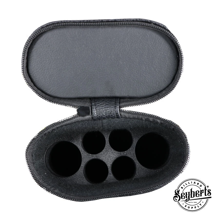 Designer Oval Polyform Piggy Back Red 2x4 Hard Pool Cue Case - CS24DHR-RD 3 Designer Oval Polyform Piggy Back Red 2x4 Hard Pool Cue Case - CS24DHR-RD - Image 3