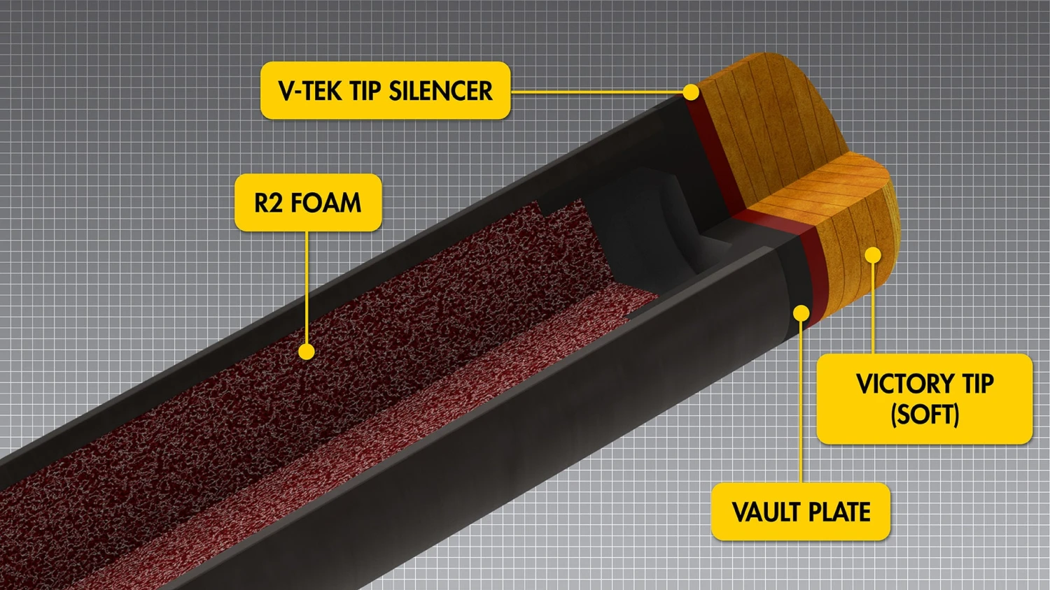 Predator 5/16 X 14 Revo Carbon Shaft 6 Predator 5/16 X 14 Revo Carbon Shaft - Image 6