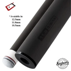 Cuetec Cynergy 3/8 X 14 -20mm Thin Collar Carbon Shaft