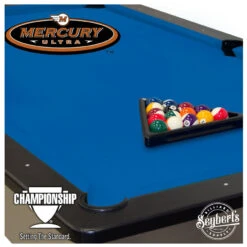 Electric Blue Mercury Ultra Championship Cloth