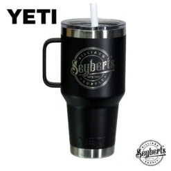 Seyberts Yeti 35 Oz Straw Mug - Black