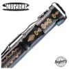 Instroke Saddle DO3 Black Air Hand Tooled 3x5 Pool Cue Case - 35D03BKH -Seyberts Sale Store 35D03BKH 850