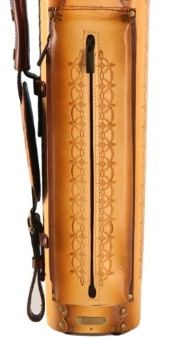 Instroke Saddle D05 Brown Air Brushed 3x5 Pool Cue Case - 35D05DB -Seyberts Sale Store 35D05DB BS3