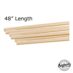 ESCALADE SPORTS Wood Feather Strips 48" Long Set Of 6