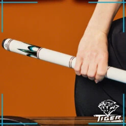 Tiger Limited Edition White Tiger Pool Cue - Fortis Pro Carbon Fiber Shaft And Tiger 1x1 Case - WT-1P 14 Tiger Limited Edition White Tiger Pool Cue - Fortis Pro Carbon Fiber Shaft And Tiger 1x1 Case - WT-1P -Seyberts Sale Store 4