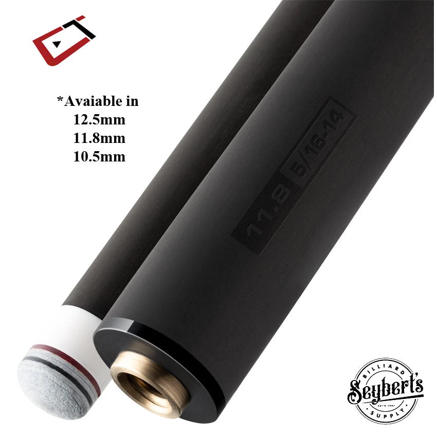 Cuetec Cynergy 5/16 X 14 Thin Collar Carbon Shaft 1 Cuetec Cynergy 5/16 X 14 Thin Collar Carbon Shaft