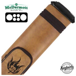 McDermott Wildfire Tan 2x4 Pool Cue Case - 750918