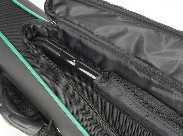 McDermott Tournament Collection Black/Green 3x5 Sport Pool Cue Case - 750940 4 McDermott Tournament Collection Black/Green 3x5 Sport Pool Cue Case - 750940 - Image 4