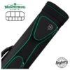 McDermott Tournament Collection Black/Green 4x6 Sport Pool Cue Case - 750942 -Seyberts Sale Store 750942