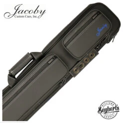 Jacoby Silver Fox Butterfly Blue 4x8 Soft Pool Cue Case - JCSFB4X8BL