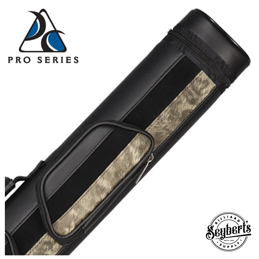Pro Series Black/Gunmetal 2x2 Hard Pool Cue Case - PXC522B 1 Pro Series Black/Gunmetal 2x2 Hard Pool Cue Case - PXC522B