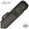 Jacoby Silver Fox Butterfly Green 4x8 Soft Pool Cue Case - JCSFB4X8GRN