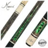 Meucci 2020 Gray With Green Pearl And Black/Green Wrap Pool Cue With Pro Shaft - 2020GYGRBKGRP -Seyberts Sale Store 850 2407df9c 7559 449b a486 71650166702d