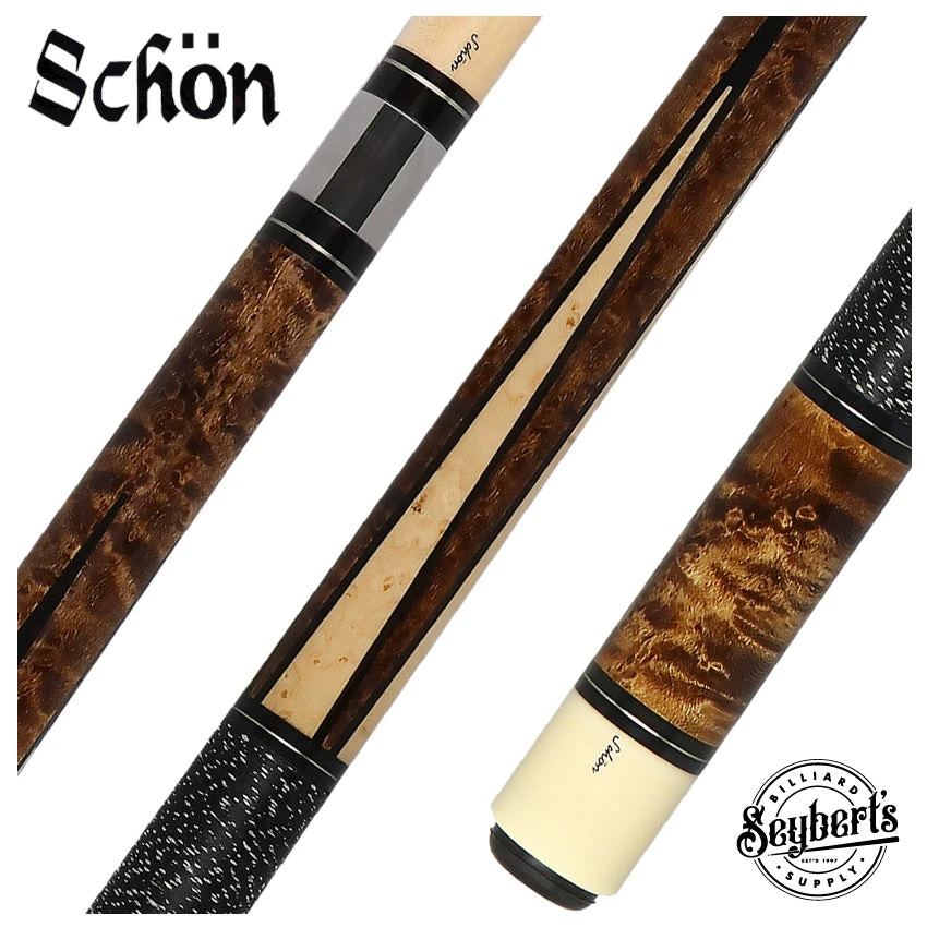 Schon STL Series Dark Stained Pool Cue - STL3DS 1 Schon STL Series Dark Stained Pool Cue - STL3DS