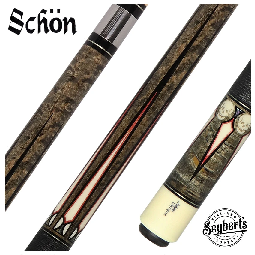 Schon Unique One-of-a-Kind Pool Cue - U2400-2 1 Schon Unique One-of-a-Kind Pool Cue - U2400-2