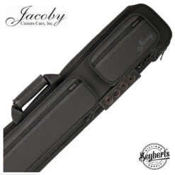 Jacoby Silver Fox Butterfly Grey 4x8 Soft Pool Cue Case - JCSFB4X8GY