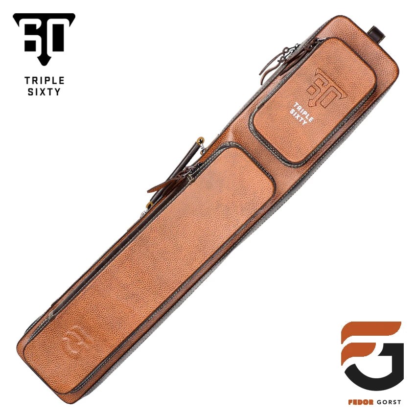 Triple 60 Fedor Gorst Limited 4X8 Custom Two-Tone Brown Leather Butterfly Soft Cue Case 1 Triple 60 Fedor Gorst Limited 4X8 Custom Two-Tone Brown Leather Butterfly Soft Cue Case
