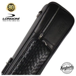 Longoni Fodero Doge Black Giotto 4x8 Soft Pool Cue Case - LG6452