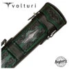 Volturi Custom Venice Style Black/Green 4X8 Hard Pool Cue Case