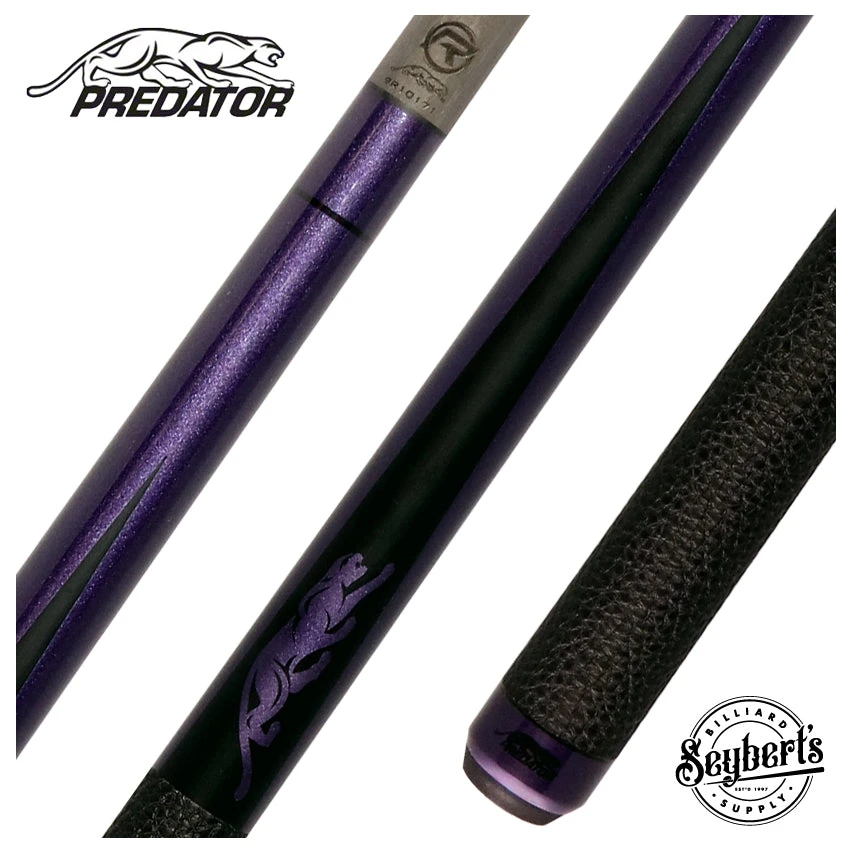 Predator Limited Edition SP2 Metallic Purple Forearm With Matte Black Points Pool Cue 1 Predator Limited Edition SP2 Metallic Purple Forearm With Matte Black Points Pool Cue