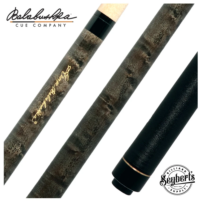 Balabushka Gray Stained Birdseye Maple Break/Jump Pool Cue With Irish Linen Wrap 1 Balabushka Gray Stained Birdseye Maple Break/Jump Pool Cue With Irish Linen Wrap