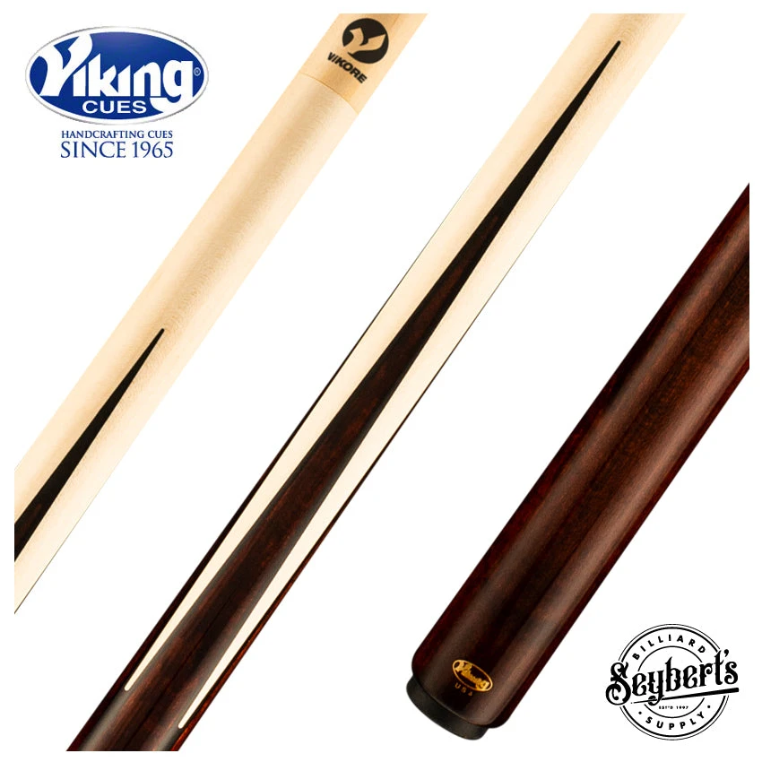 Viking Impero Series Coffee-Stained Maple With 4 Birdseye Maple Inlaid Points Play Cue - IM0205 1 Viking Impero Series Coffee-Stained Maple With 4 Birdseye Maple Inlaid Points Play Cue - IM0205