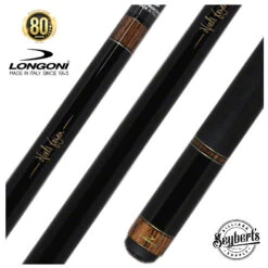Longoni Niels Fijen Sparkle Irish Linen Pool Cue With Luna Nera American Pure Graphite Shaft - LG24705