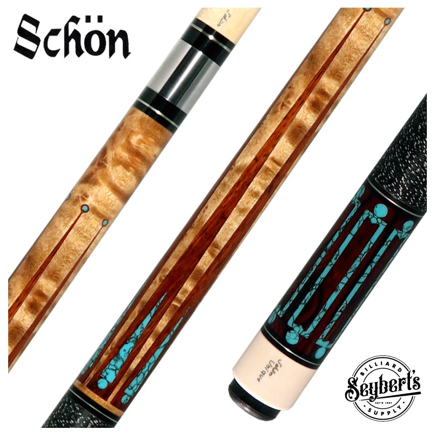 Schon Unique One-of-a-Kind Pool Cue - U2500-15 1 Schon Unique One-of-a-Kind Pool Cue - U2500-15
