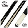 Tiger Tuxedo Performance Cue - Fortis Pro Shaft And Leather Weave Wrap - TUX-1WFP -Seyberts Sale Store 850 70a397eb 38f8 425a bddb 8d306d775d2c