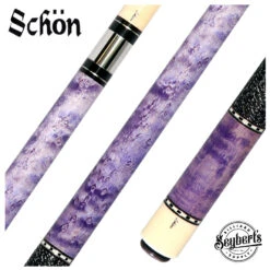 Schon STL Series Blue Stained Pool Cue - STL1BL