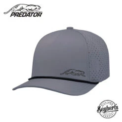Predator Dark Silver Laser Vent Adjustable Hat