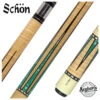 Schon Pool Cue - Light Stain With Teal Points - LTD2300-4LS -Seyberts Sale Store 850 9bb0ee3d 2ea8 427e ae13 6c14abbab71c