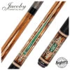 Jacoby Bocote With Malachite And White Juma Pool Cue With 12.70mm Jacoby Black V4 Carbon Shaft -Seyberts Sale Store 850 9c339373 95a1 48d1 8e1d b32ce166aa2f