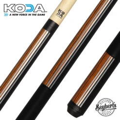 KODA Split Design Black And Bocote Graphic Pool Cue - KD29BC