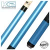 K2 Matte Metallic Blue Pool Cue With 12.50mm K2 LD Shaft