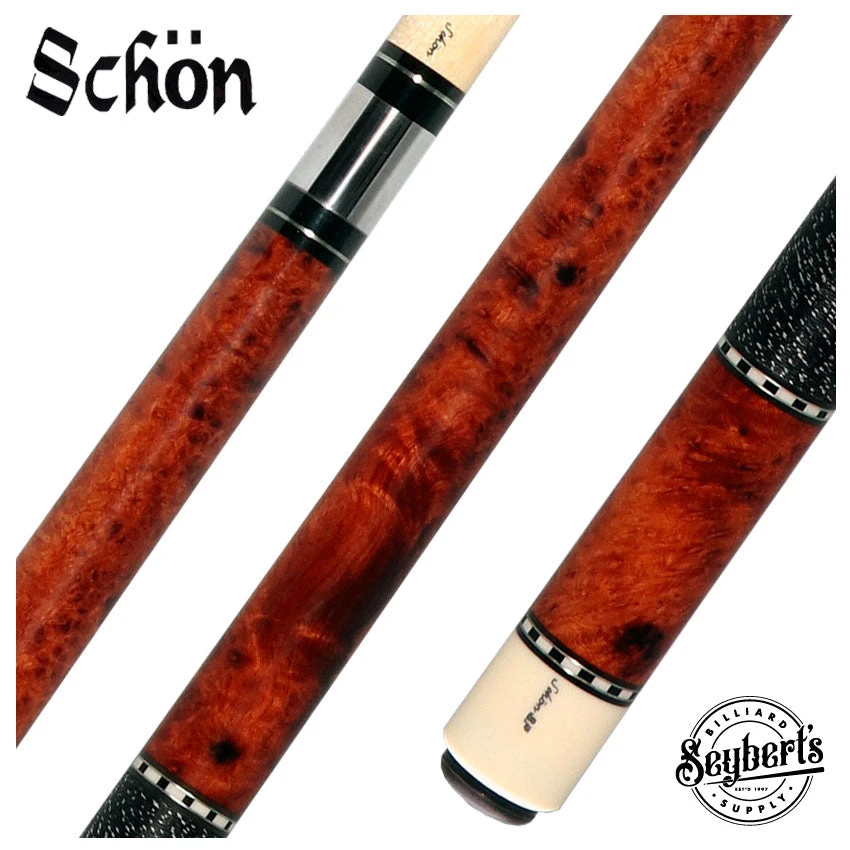 Schon STL Series Burl Pool Cue - STL1BURL 1 Schon STL Series Burl Pool Cue - STL1BURL
