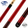 Viking Storm Series Crimson-Stained Maple With Red Premium Pearl Play Cue- ST0712
