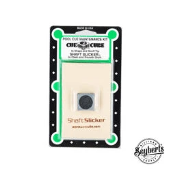 Cue Cube .418" Nickel With Shaft Slicker Combo - Silver