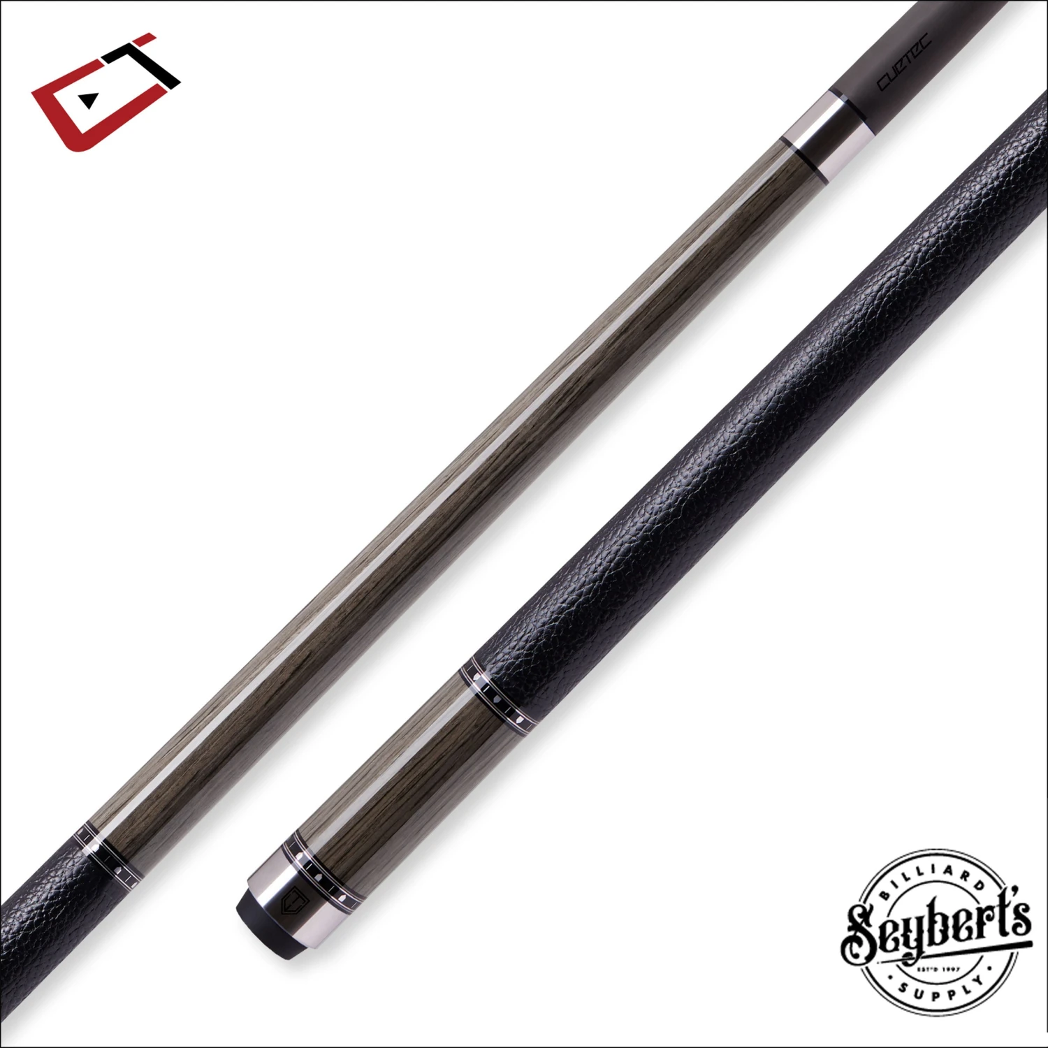 Cuetec Cynergy Truewood Walnut II Leather Wrap Pool Cue With 11.8mm Shaft - 95-106LTWS 1 Cuetec Cynergy Truewood Walnut II Leather Wrap Pool Cue With 11.8mm Shaft - 95-106LTWS