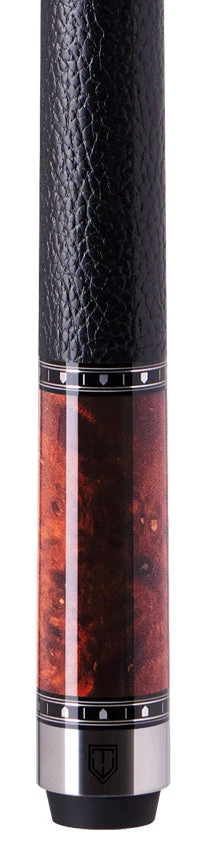 Cuetec Cynergy Truewood Mappa Burl 2 Leather Wrap Pool Cue With 12.5mm Shaft - 95-112LTW 2 Cuetec Cynergy Truewood Mappa Burl 2 Leather Wrap Pool Cue With 12.5mm Shaft - 95-112LTW - Image 2
