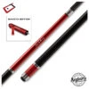 Cuetec Cynergy SVB Gen One Dakota Series Ruby Red Pool Cue - 95-133DE -Seyberts Sale Store 95 133DE 850