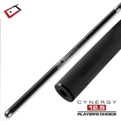 Cuetec Cynergy SVB Gen II Black Play Cue With Leather Wrap -Seyberts Sale Store 95 135LTW 12.5MM